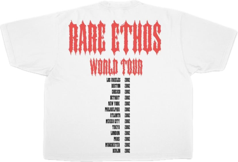 RE WORLD TOUR TEE (WHITE)